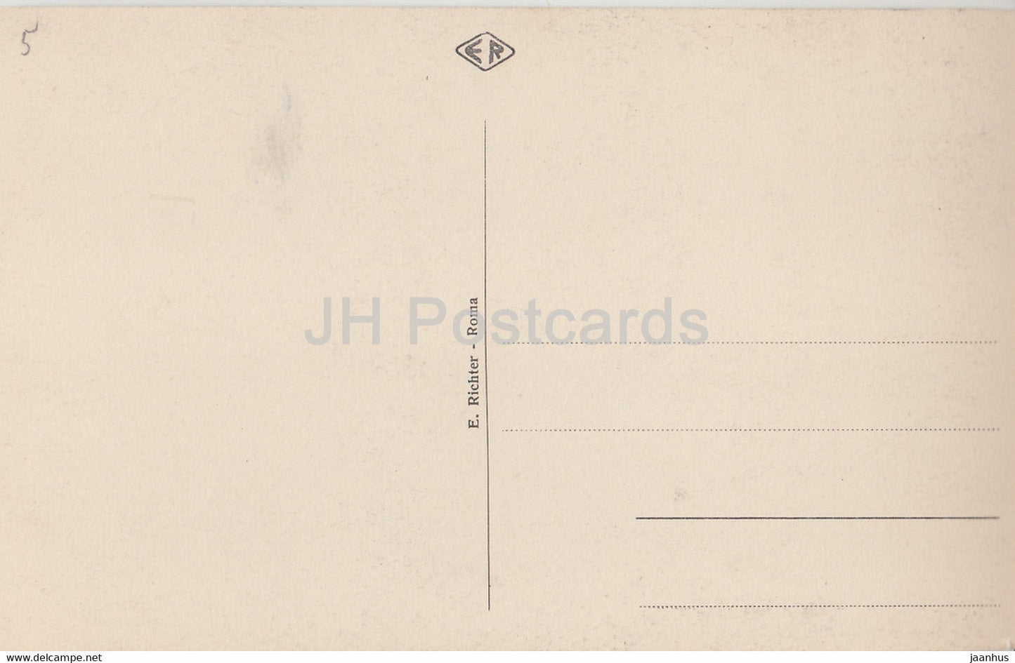 Roma - Rome - Interno della Chiesa di S Maria in Cosmedin - church - 377 - old postcard - Italy - unused