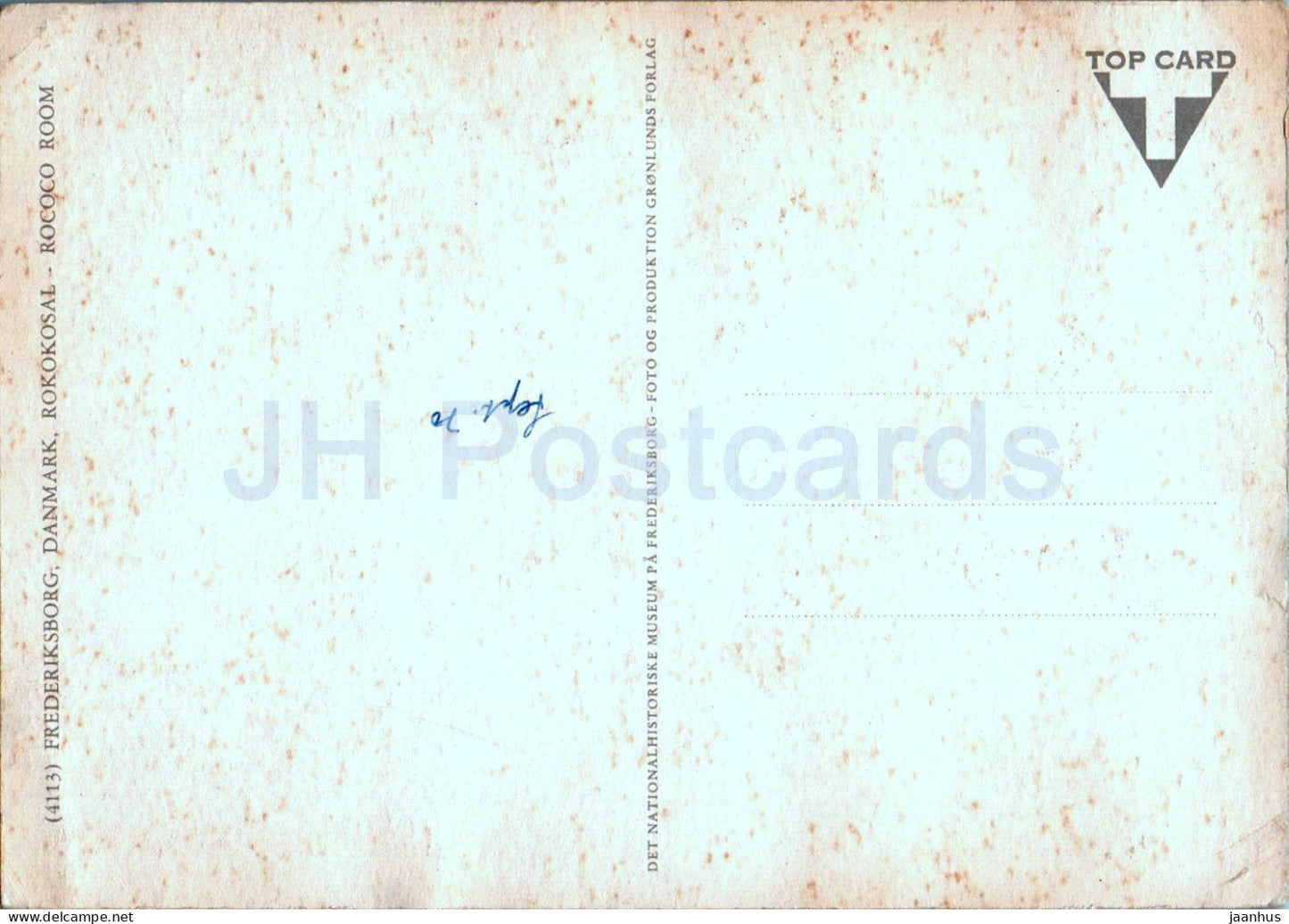 Frederiksborg - Rokokosal - Salle Rococo - château - 4113 - Danemark - utilisé