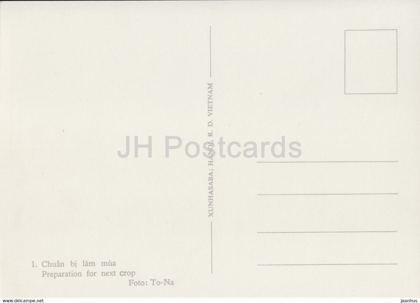 Some Aspects of Vietnam - Preparation for Next Crop - Vietnam - unused