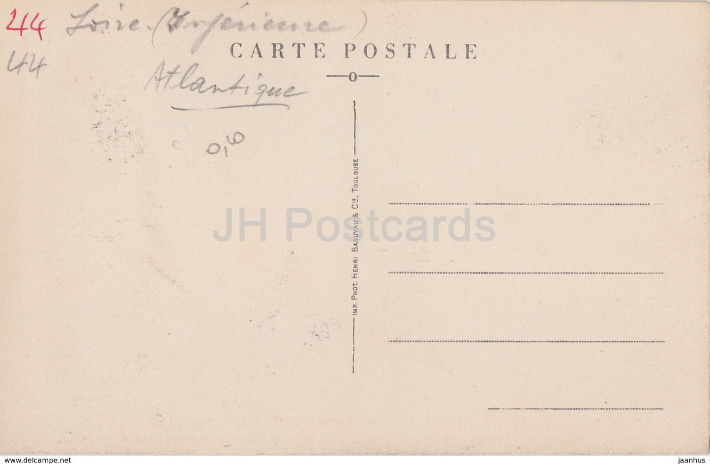 Chateaubriant - Chateau de la Renaissance - Kolonnade - Schloss - alte Postkarte - Frankreich - unbenutzt