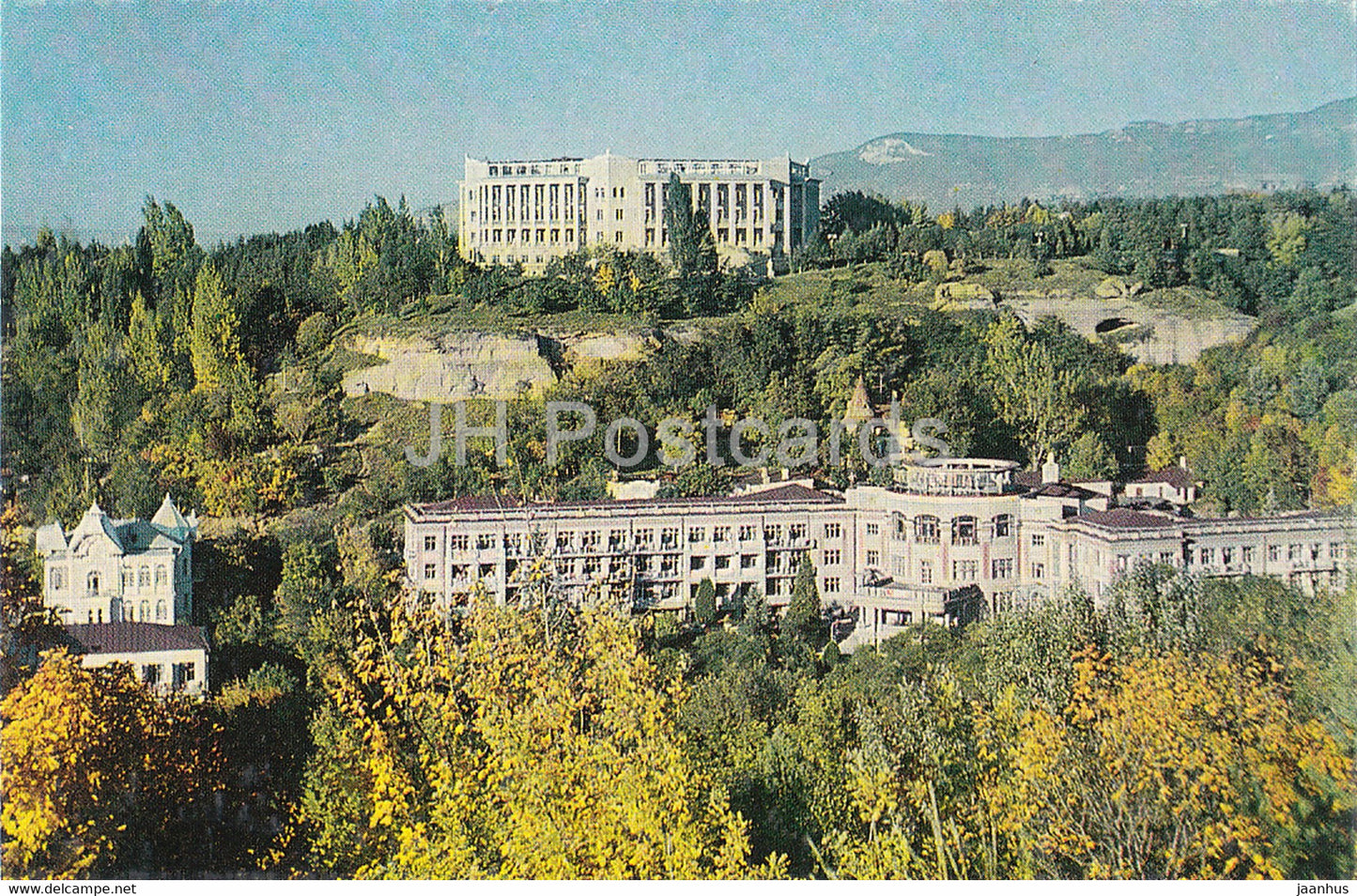 Kislovodsk - sanatorium Rossiya and Ordzhonikidze - 1974 - Russia USSR - unused - JH Postcards