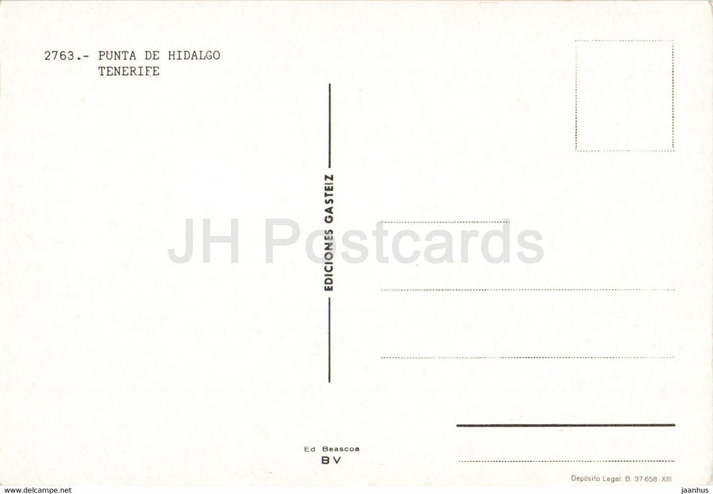 Punta del Hidalgo - Tenerife - Gran Canaria - 2736 - Espagne - inutilisé