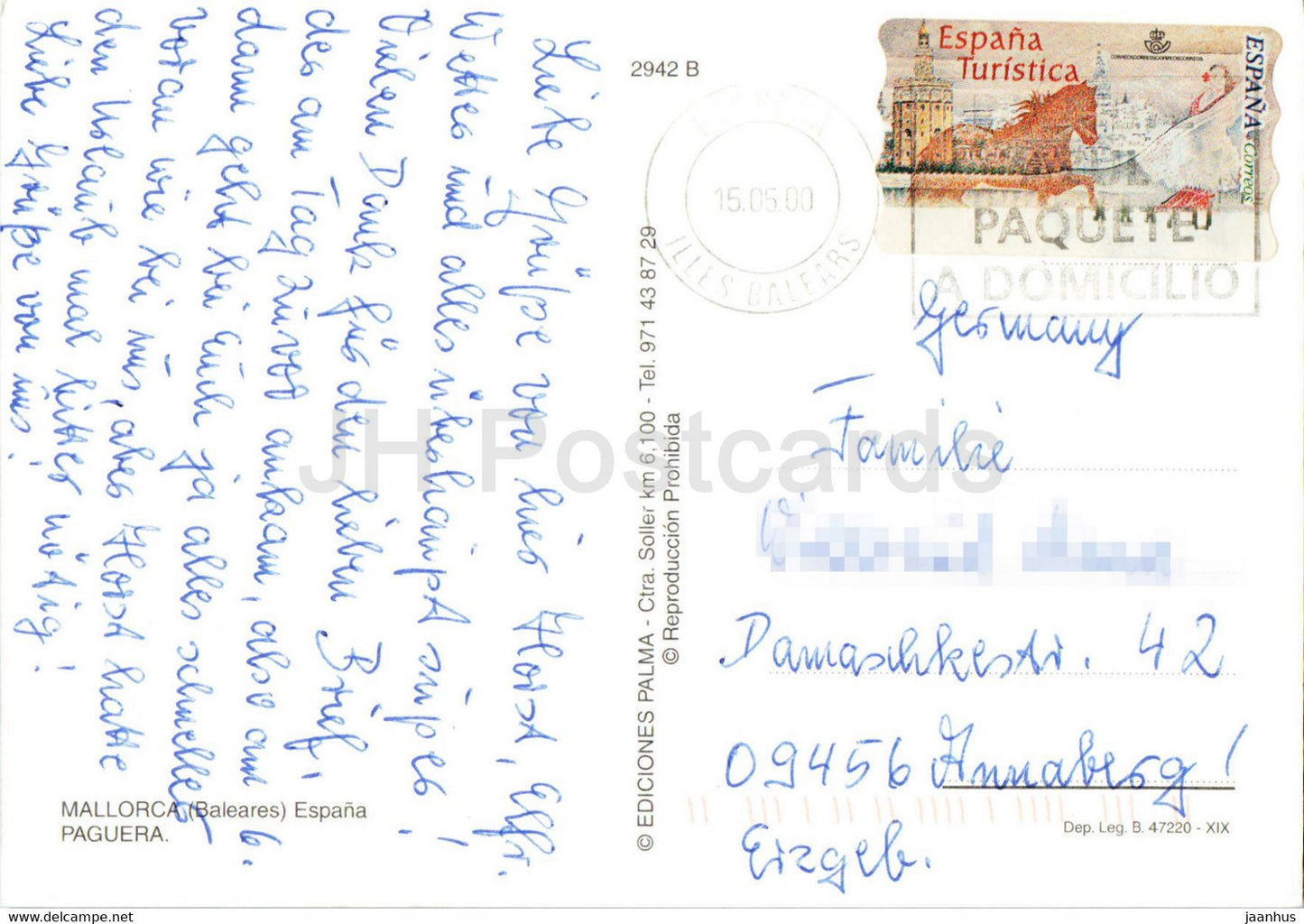 Paguera - Mallorca - multiview - 2942 - 2000 - Spain - used