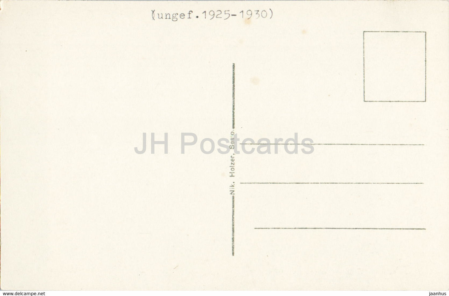 Valle Fiscalina con croda rossa Cima undici e Cima dodici - old postcard - Italy - unused