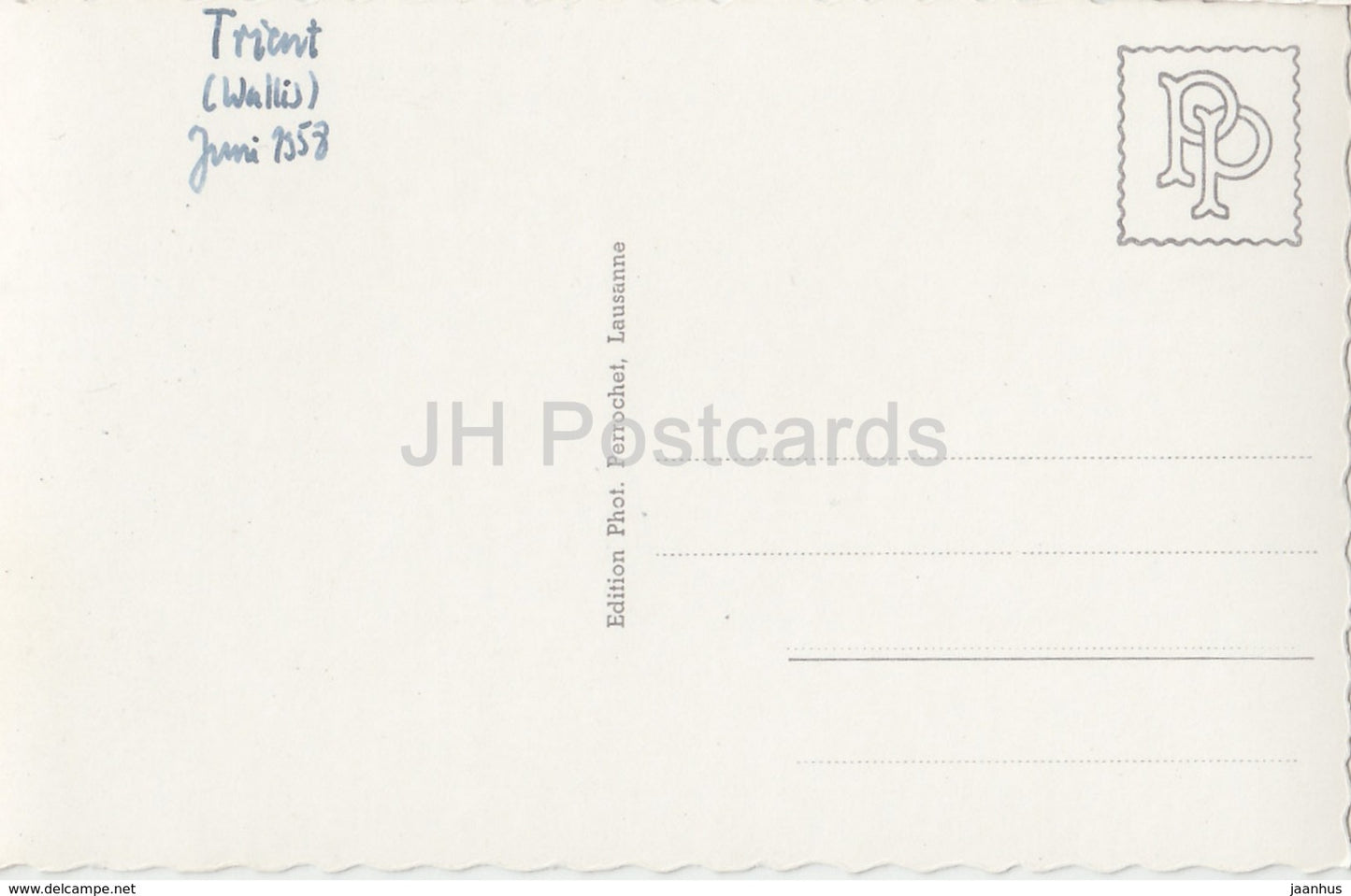 Trient et Glacier du Trient - Sur le chemin du Col de la Gueulaz - 1118 - Suisse - 1958 - occasion