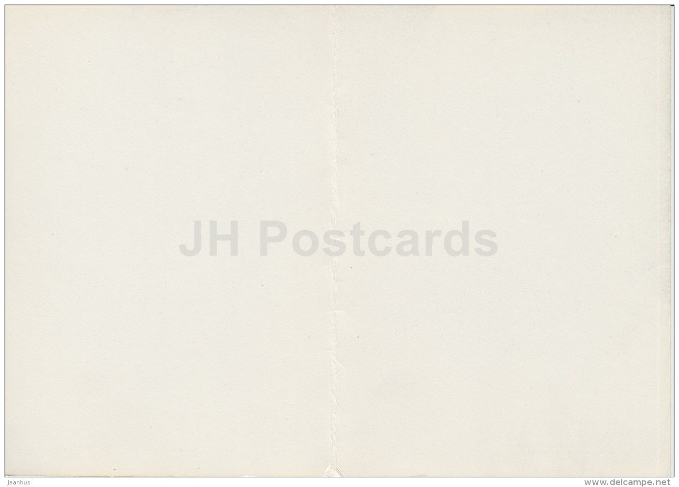 New Year Greeting Card - Estonian Zither - decorations - 1985 - Estonia USSR - unused - JH Postcards