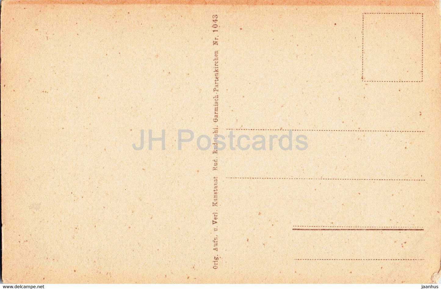 Die Nixe im Badersee - 1043 - carte postale ancienne - Allemagne - inutilisée