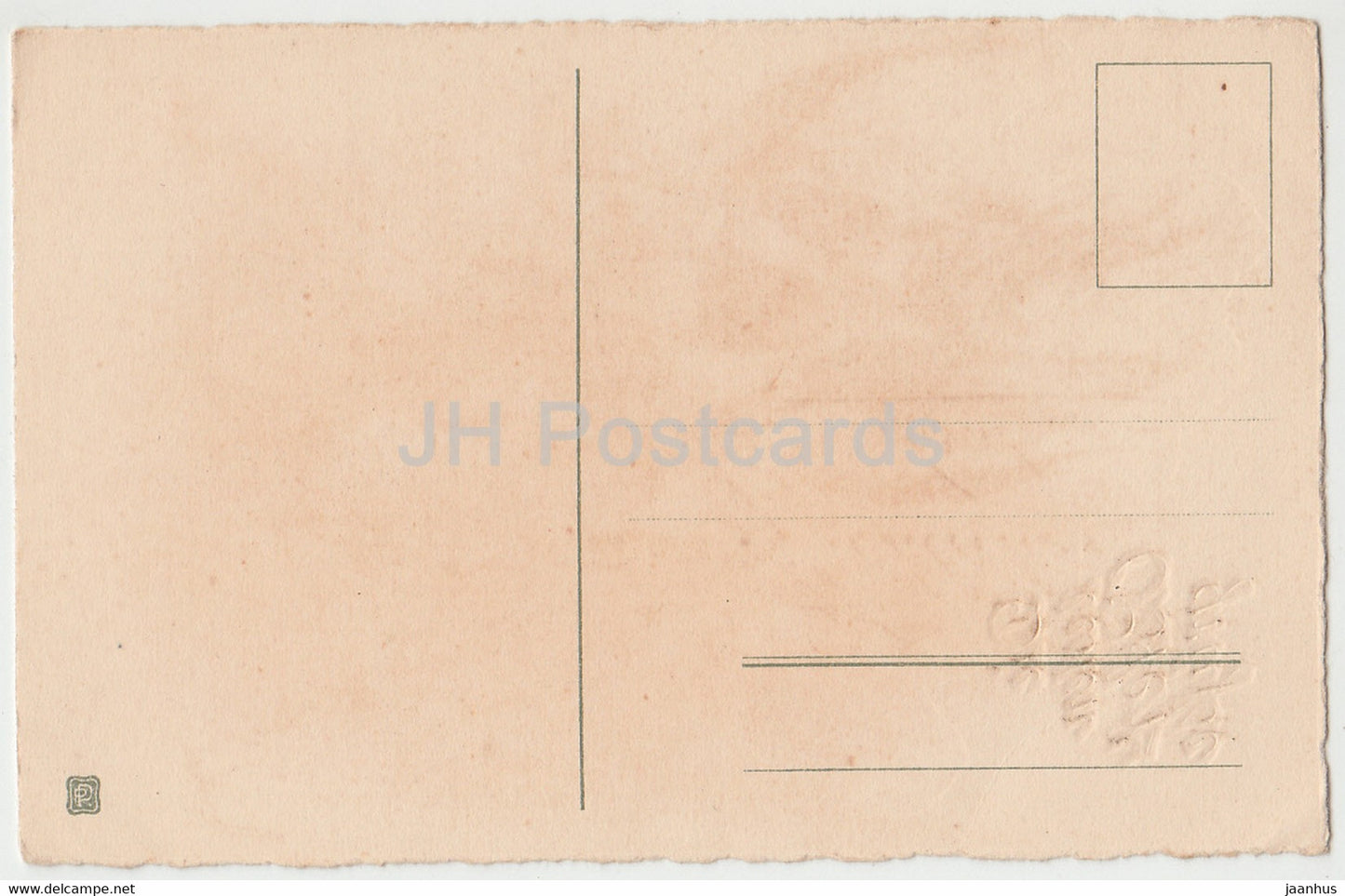 Easter Greeting Card - Die besten Ostergrusse - flowers - tulips - old postcard - Germany - unused