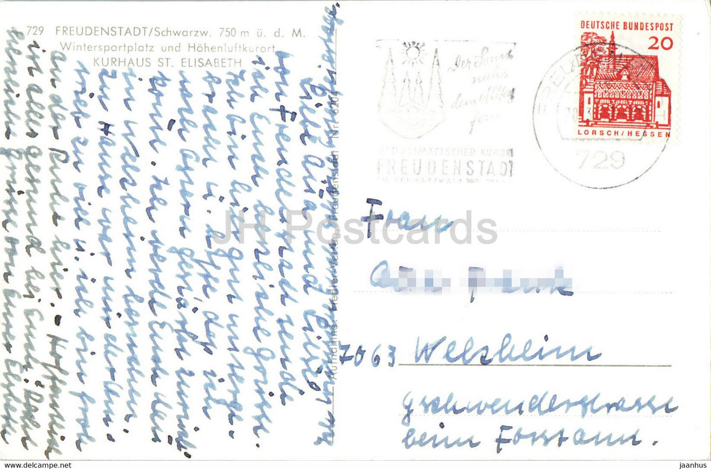 Freudenstadt - Kurhaus St. Elisabeth - Deutschland - gebraucht