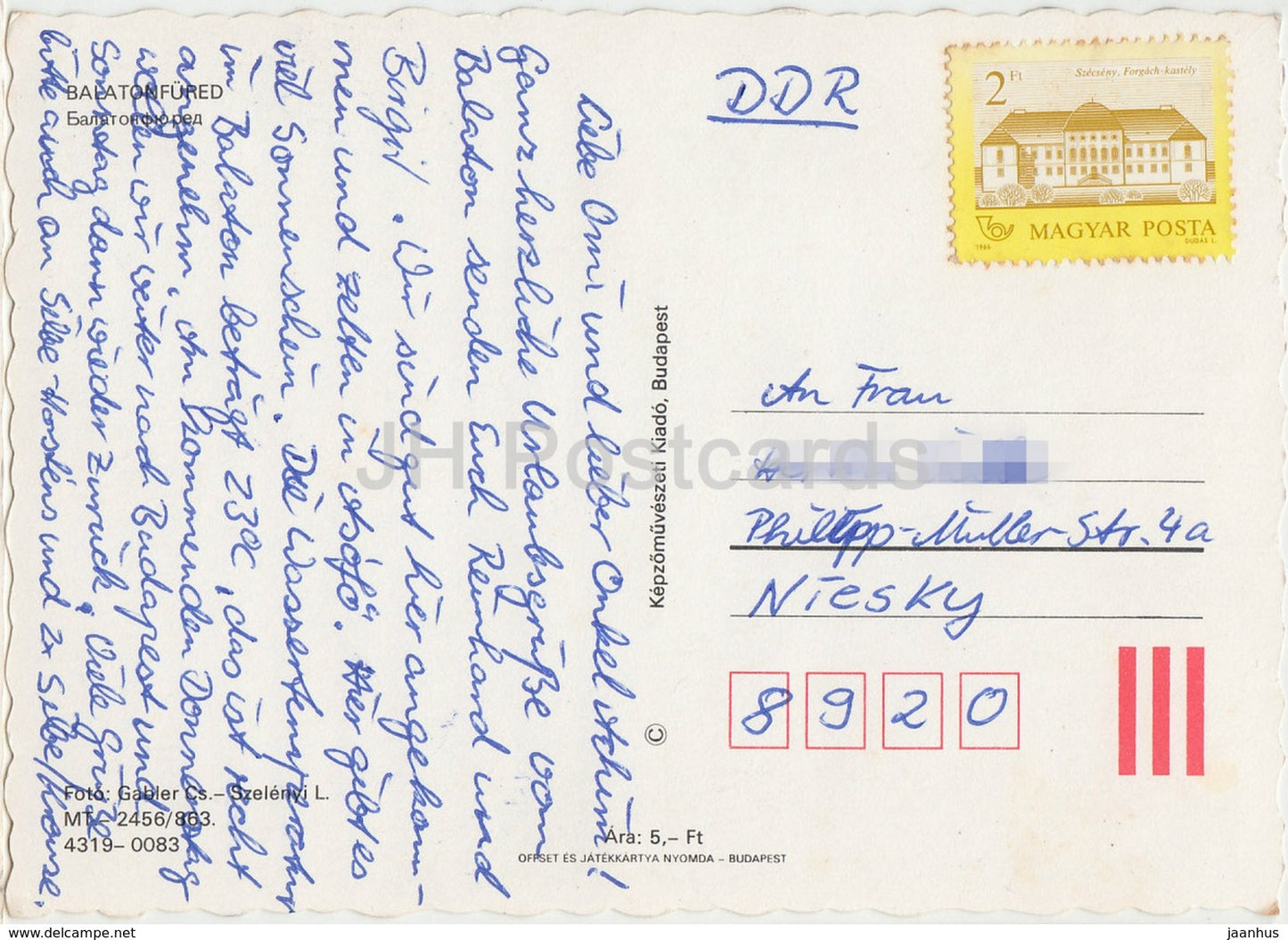 Balaton - Balatonfured - architecture - multiview - 1980s - Hungary - used