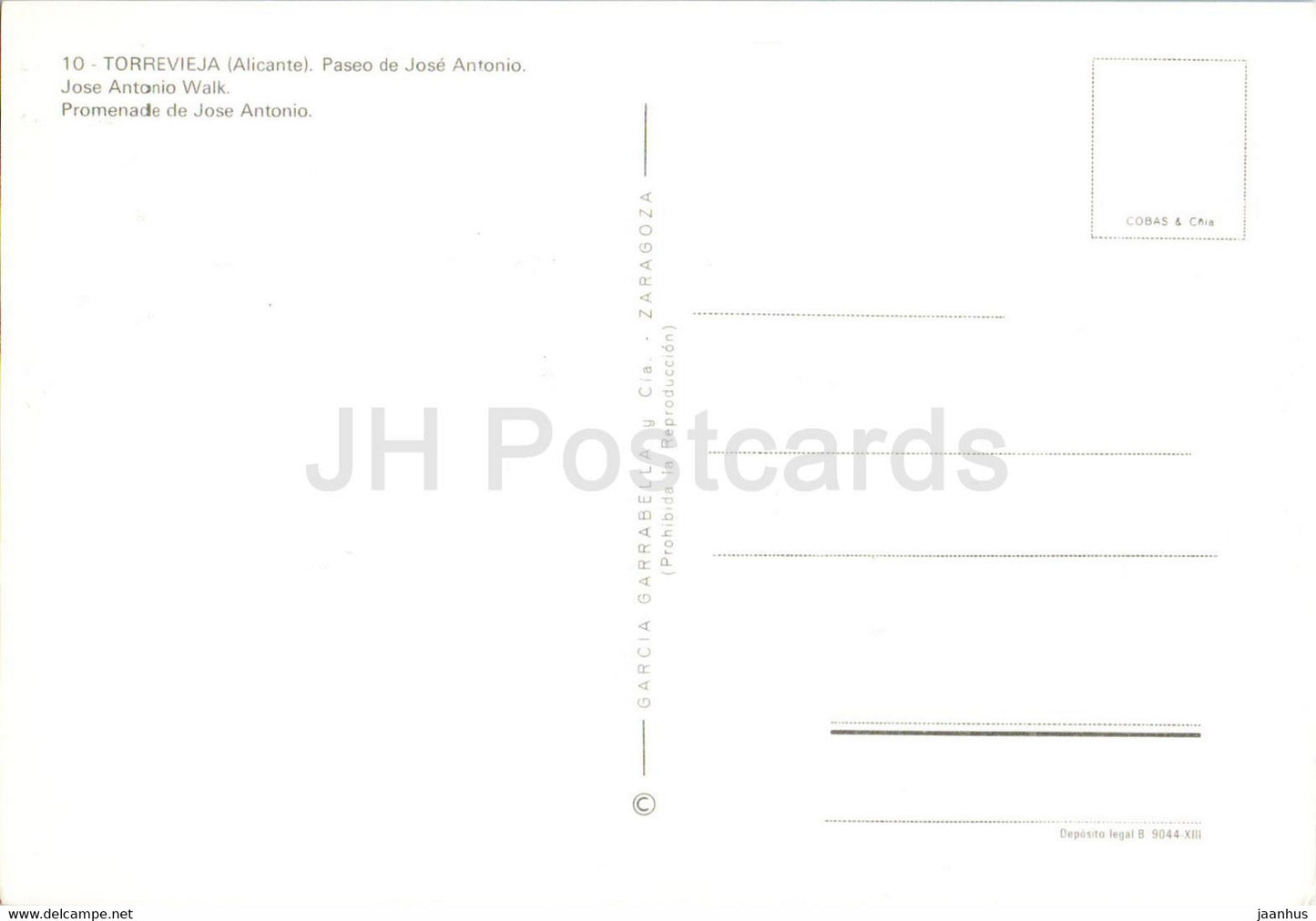 Torrevieja - Paseo de Jose Antonio - Fußweg - 10 - Spanien - unbenutzt