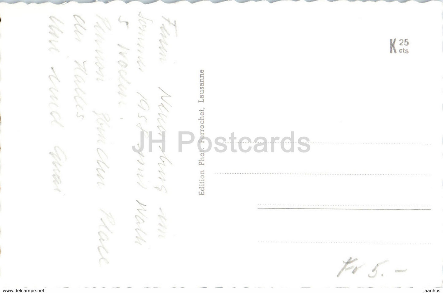 Neuchâtel - Le Chateau - château - 214 - carte postale ancienne - Suisse - occasion