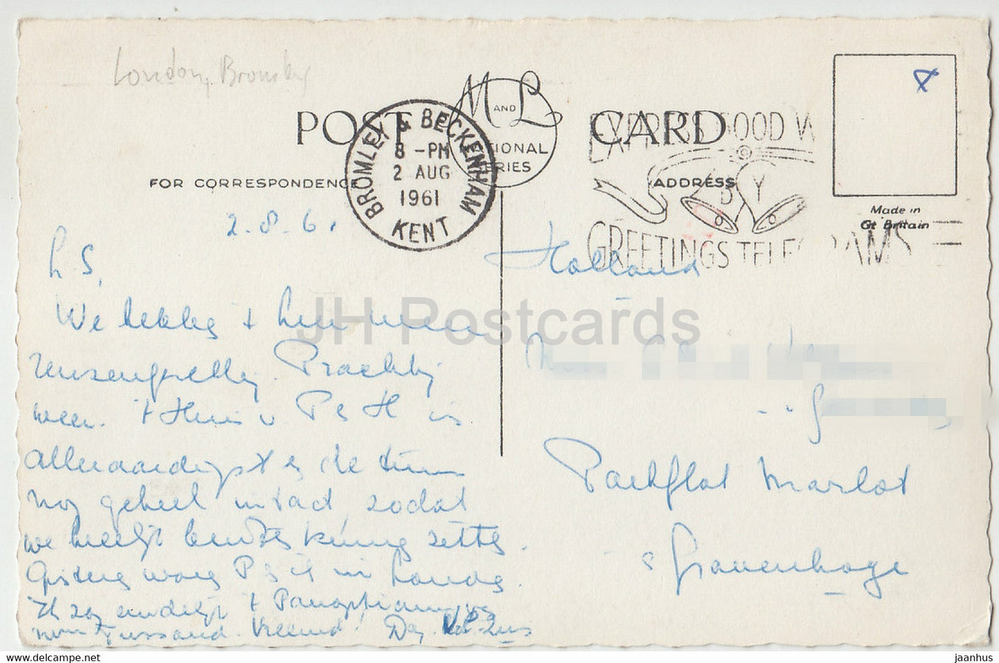 Bromley - High Street - Musikpavillon - Library Gardens - Kirche - 1961 - Vereinigtes Königreich - England - gebraucht