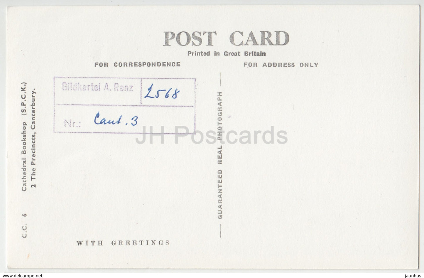 Canterbury Cathedral - The Nave - Looking West - United Kingdom - England - used