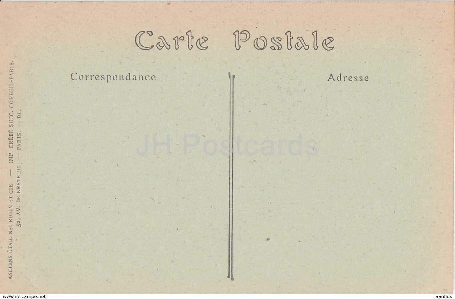 Cathédrale de Bourges - Détail du Tympan du Grand Portail - cathédrale - 178 - carte postale ancienne - France - inutilisée