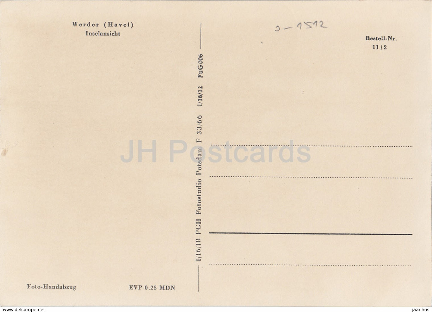 Werder - Havel - Inselansicht - Schwan - Vögel - Deutschland - unbenutzt