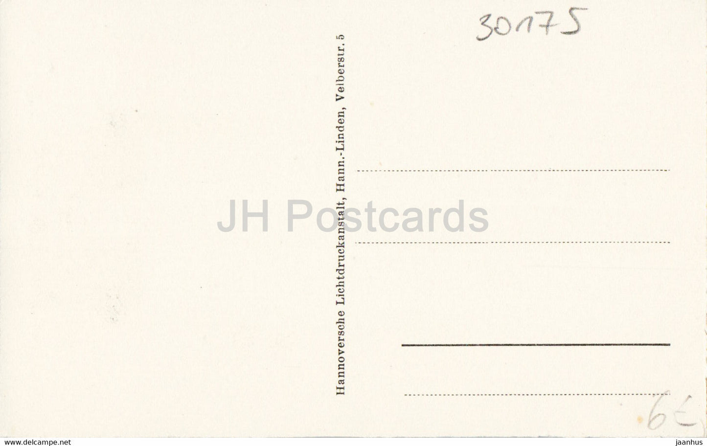 Hannover - Herrenhausen - Kaskaden - old postcard - Germany - unused