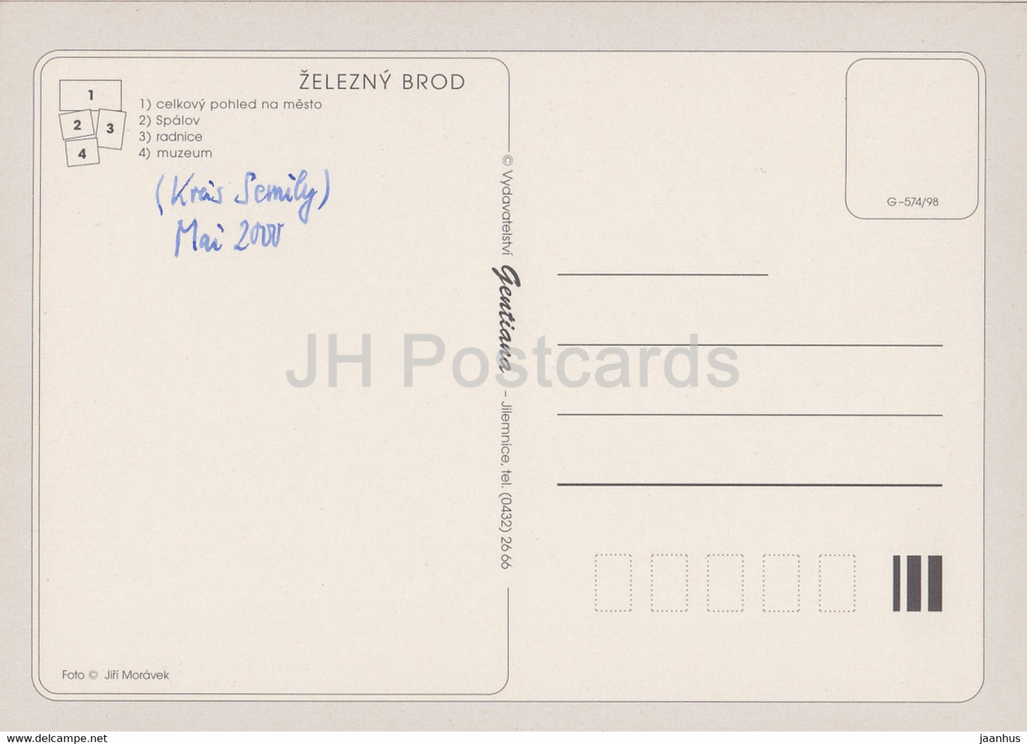 Zelezny Brod - Gesamtansicht - Spalov - Rathaus - Museum - 2000 - Tschechische Republik - gebraucht