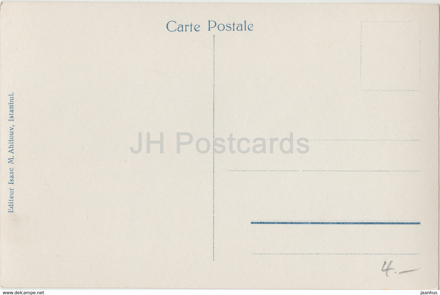 Istanbul - Pera et Galata - Gesamtansicht - alte Postkarte - Türkei - unbenutzt