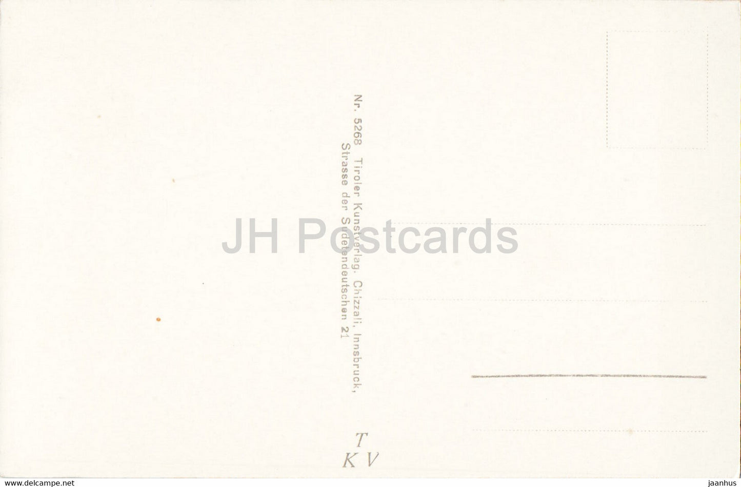 Bei Axams - Blick auf Bergitz 858 m mit Nordkette - old postcard - Austria - unused