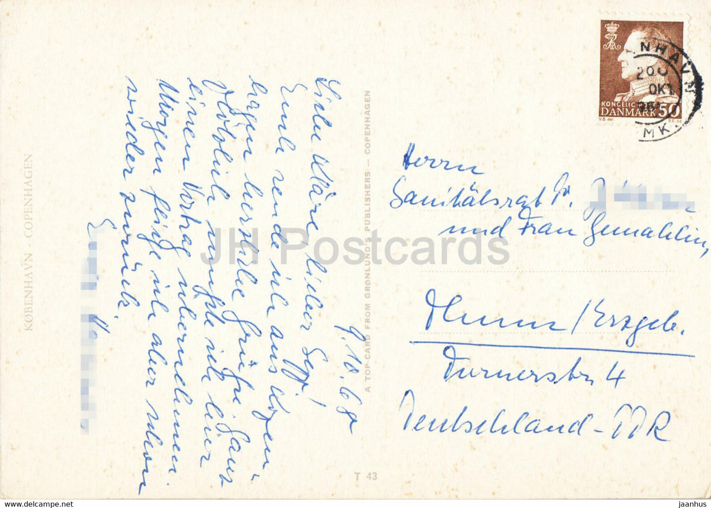 Kopenhagen – Kleine Meerjungfrau – Garde – 1968 – Dänemark – gebraucht