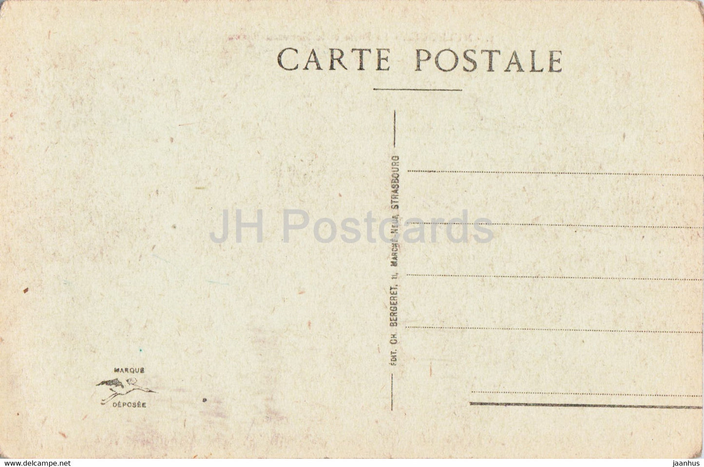 Mulhouse - La Poste et le Nouveau Bassin - 5 - carte postale ancienne - France - inutilisée