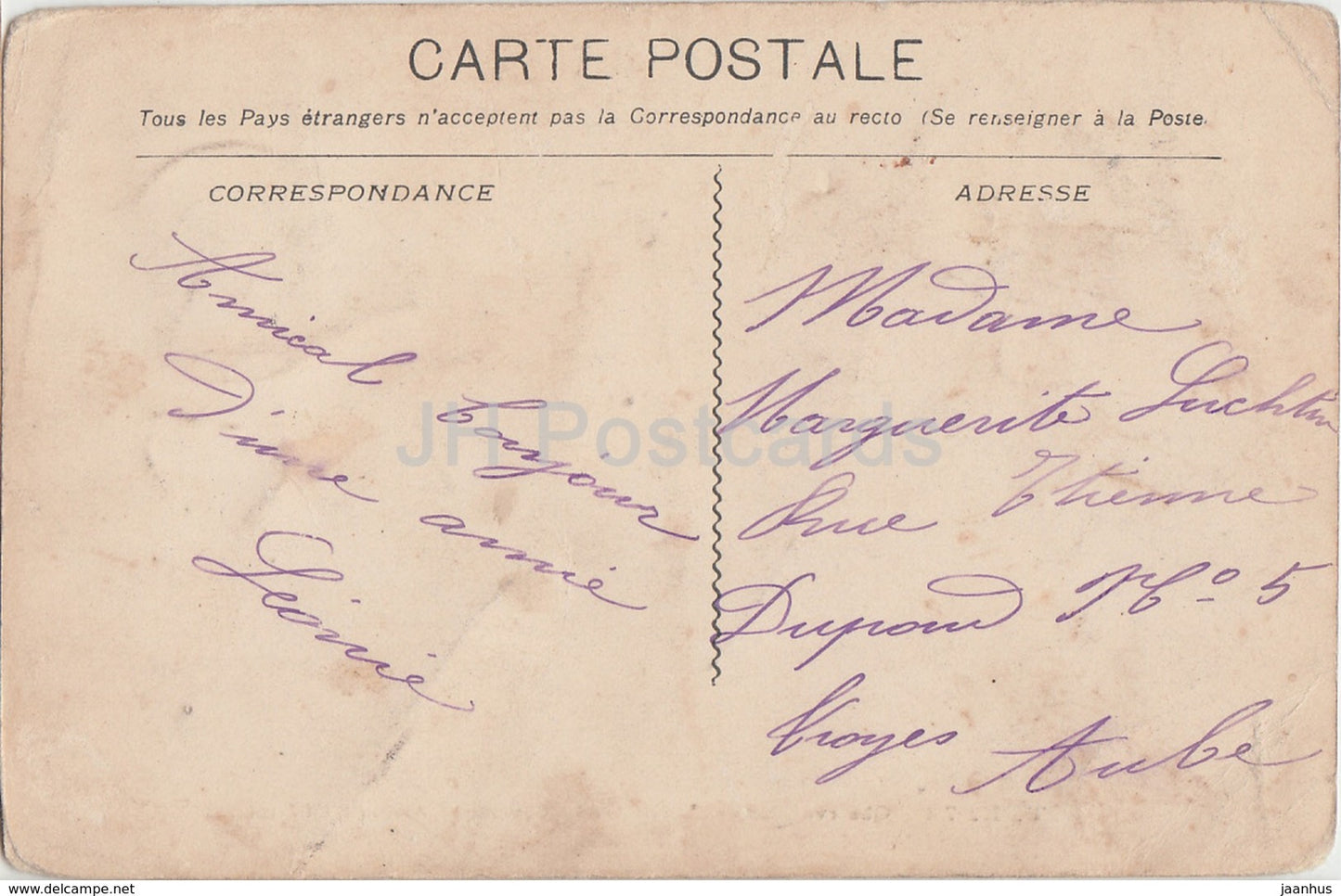 Observatoire de L'Aigoual – Höhe 1567 Meter – 73 – alte Postkarte – Frankreich – gebraucht