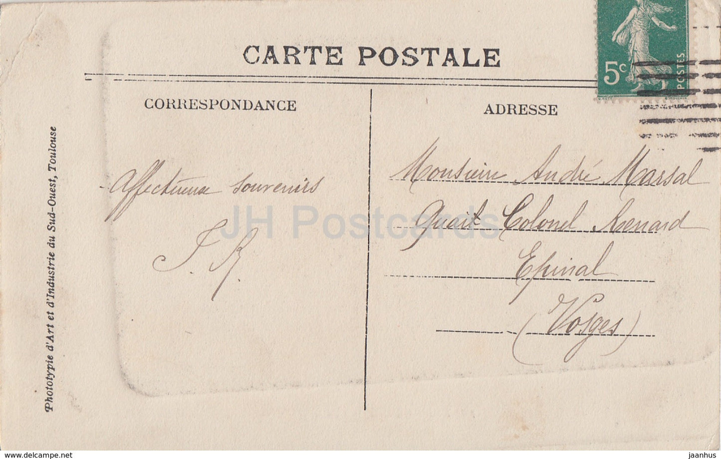 Toulouse - Vue Generale - 18 - old postcard - France - used