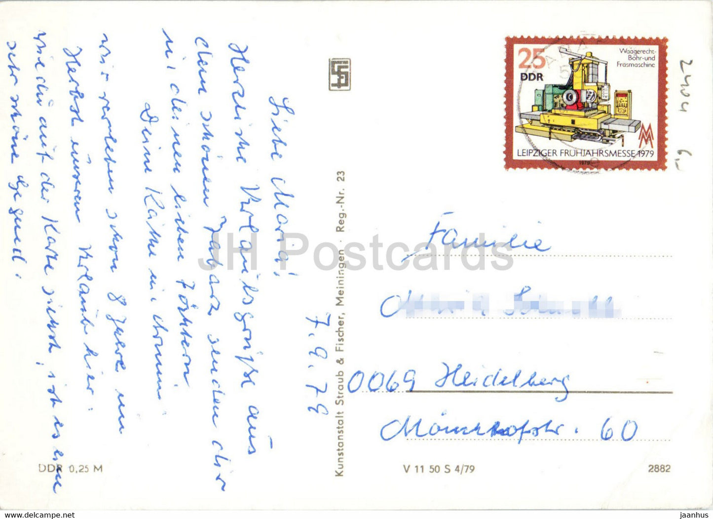 Tabarz Thuringer Wald - Aschenbergstein - Lauchagrund - Felsental - Germany DDR - used