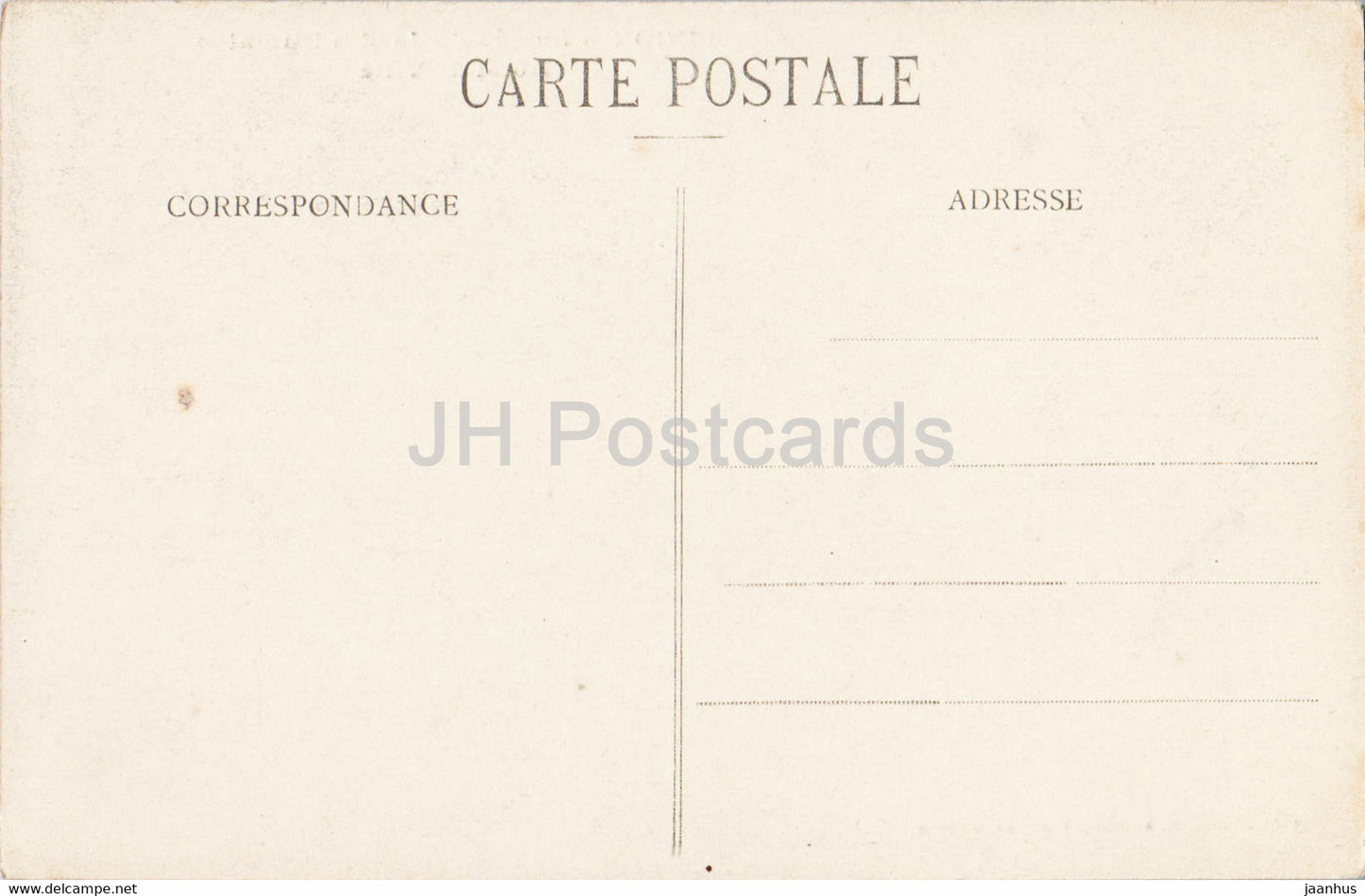 Lucon - Entree du Jardin Dumaine - Hotel de Ville - old postcard - France - unused