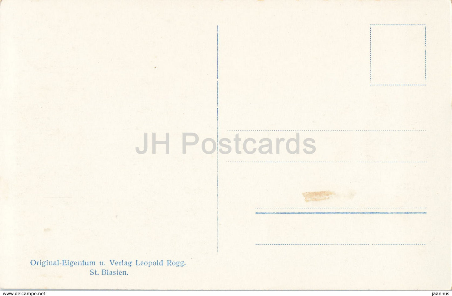 St. Blasien von der Preensruhe aus - 10 - alte Postkarte - Deutschland - unbenutzt