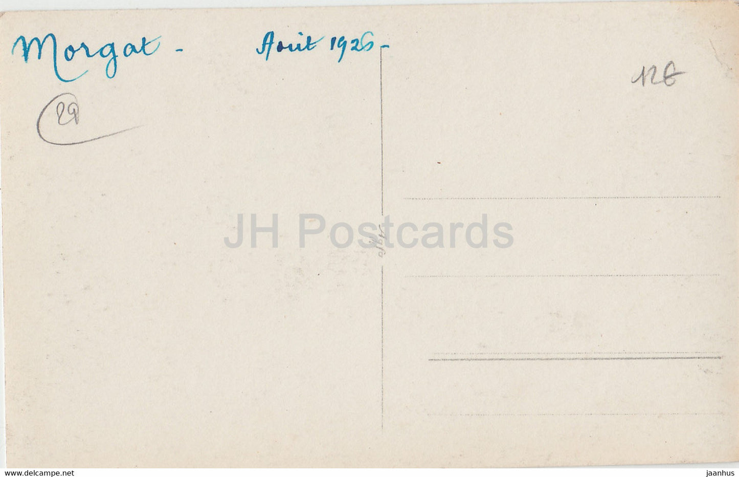 Morgat – alte Postkarte – 1926 – Frankreich – gebraucht