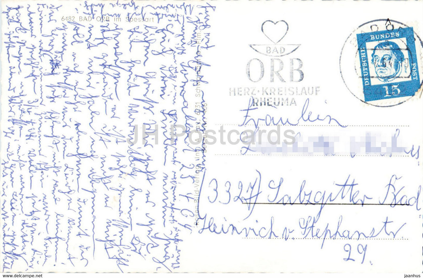 Grusse aus Bad Orb im Spessart - 1964 - Germany - used