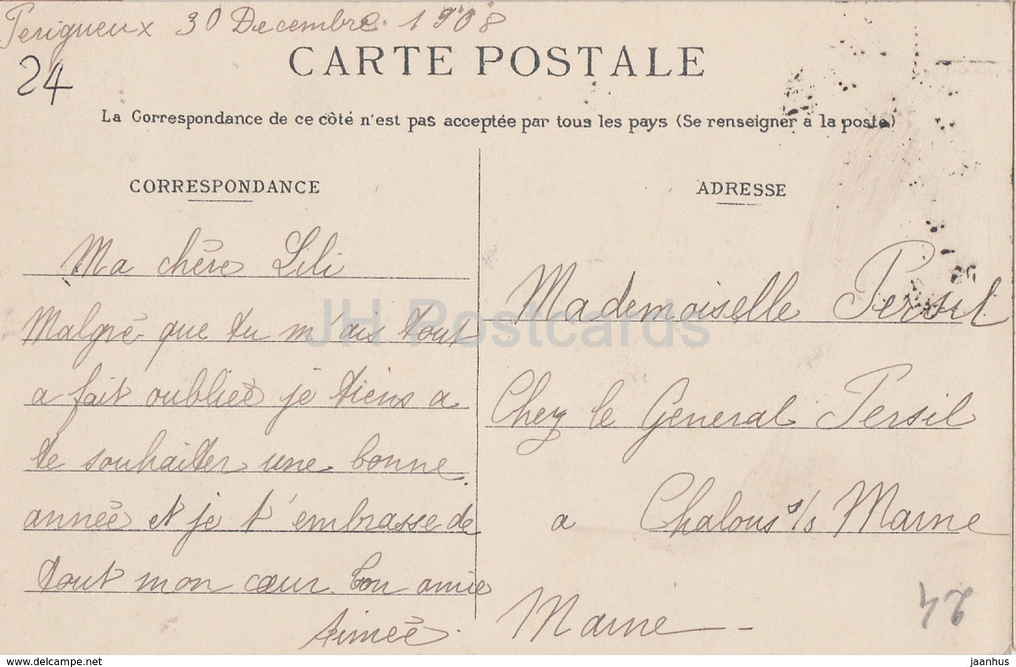 Perigueux - Cathedrale byzantine de St Front - Le Choeur - cathedral - 66 - old postcard - 1908 - France - used