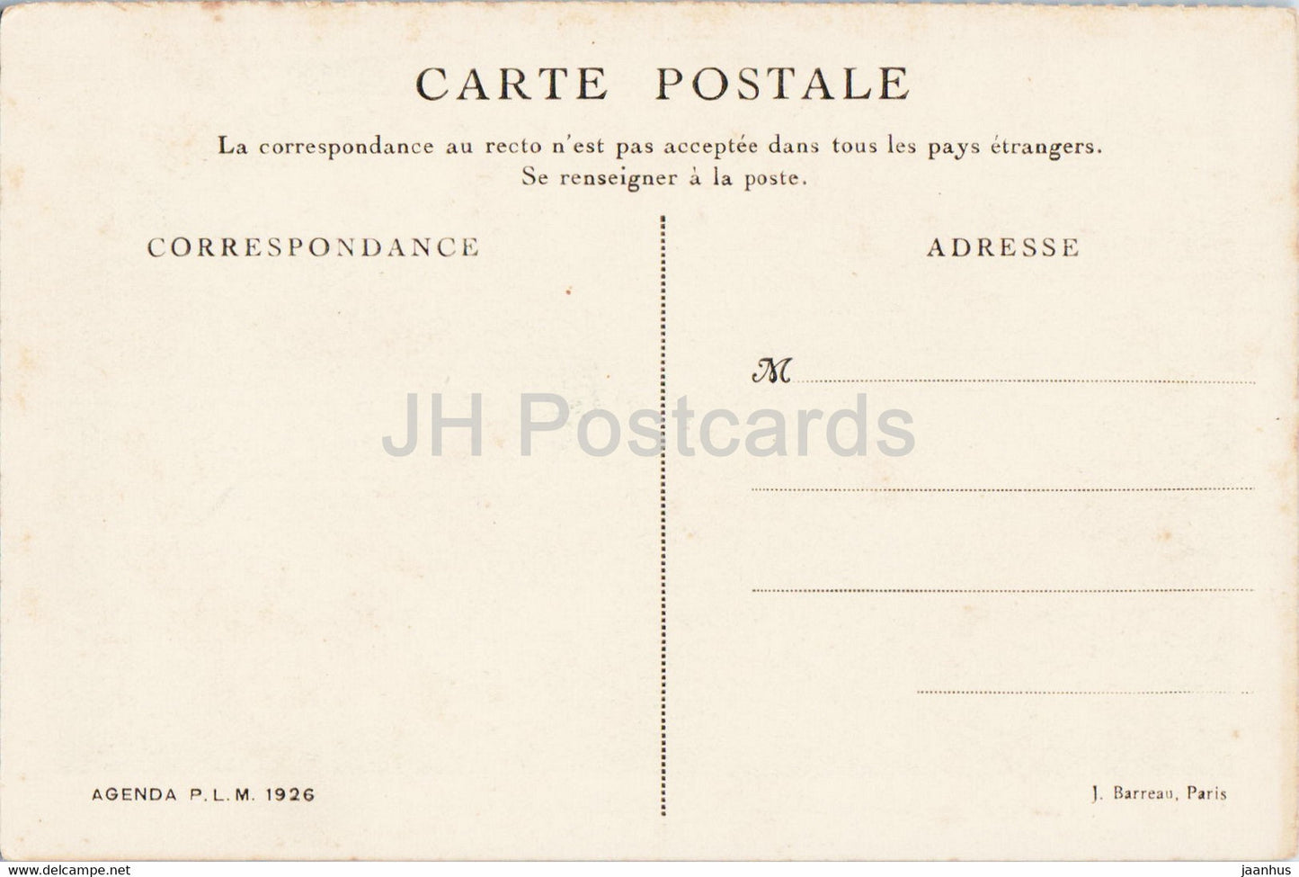 Jura - La Vallee de la Bienne pres de Saint Claude - alte Postkarte - 1926 - Frankreich - unbenutzt