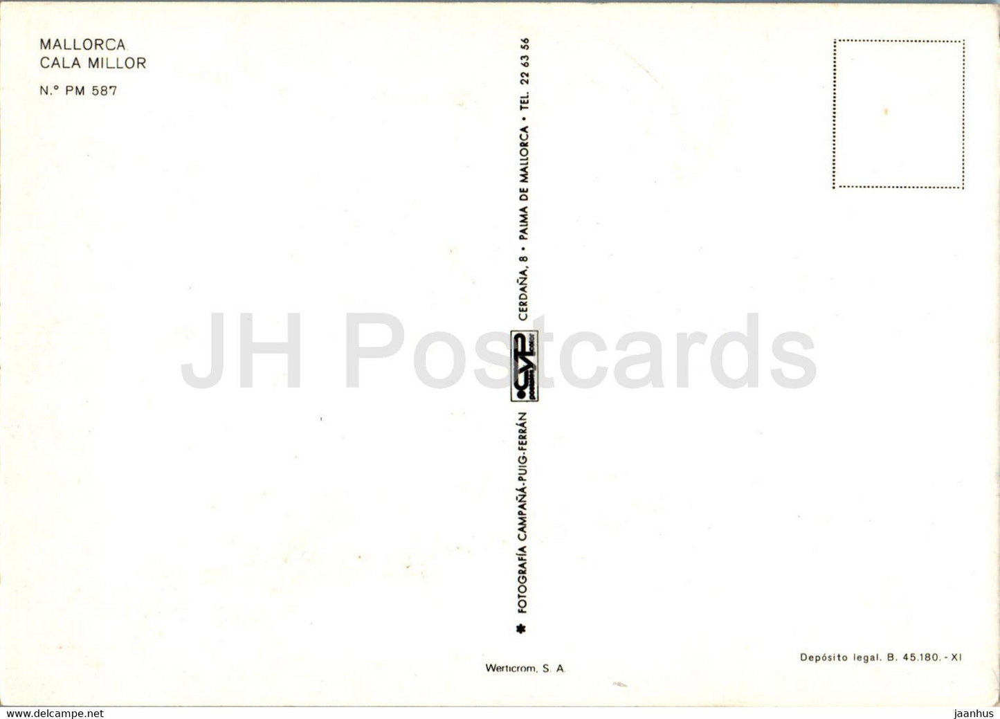 Cala Millor - Mallorca - 587 - Spain - unused
