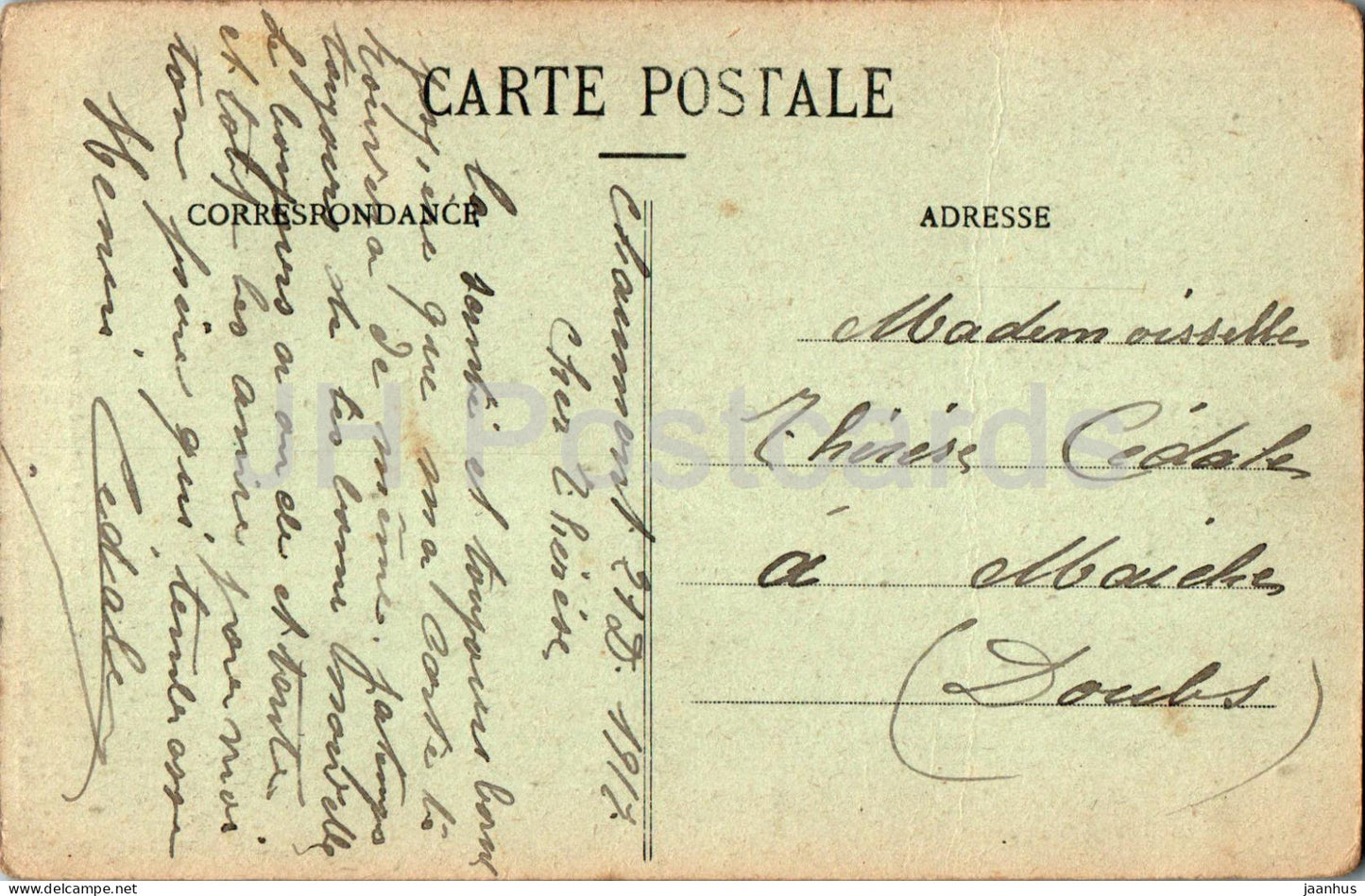 Chaumont - Le Monument de la Défense - Le Monument de la Défense - carte postale ancienne - 1917 - France - occasion