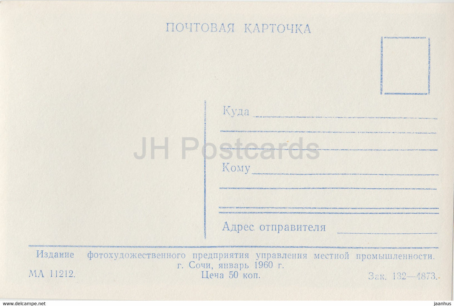 Sochi - Dendrarium - Blooming Yucca - 1960 - Russia USSR - unused