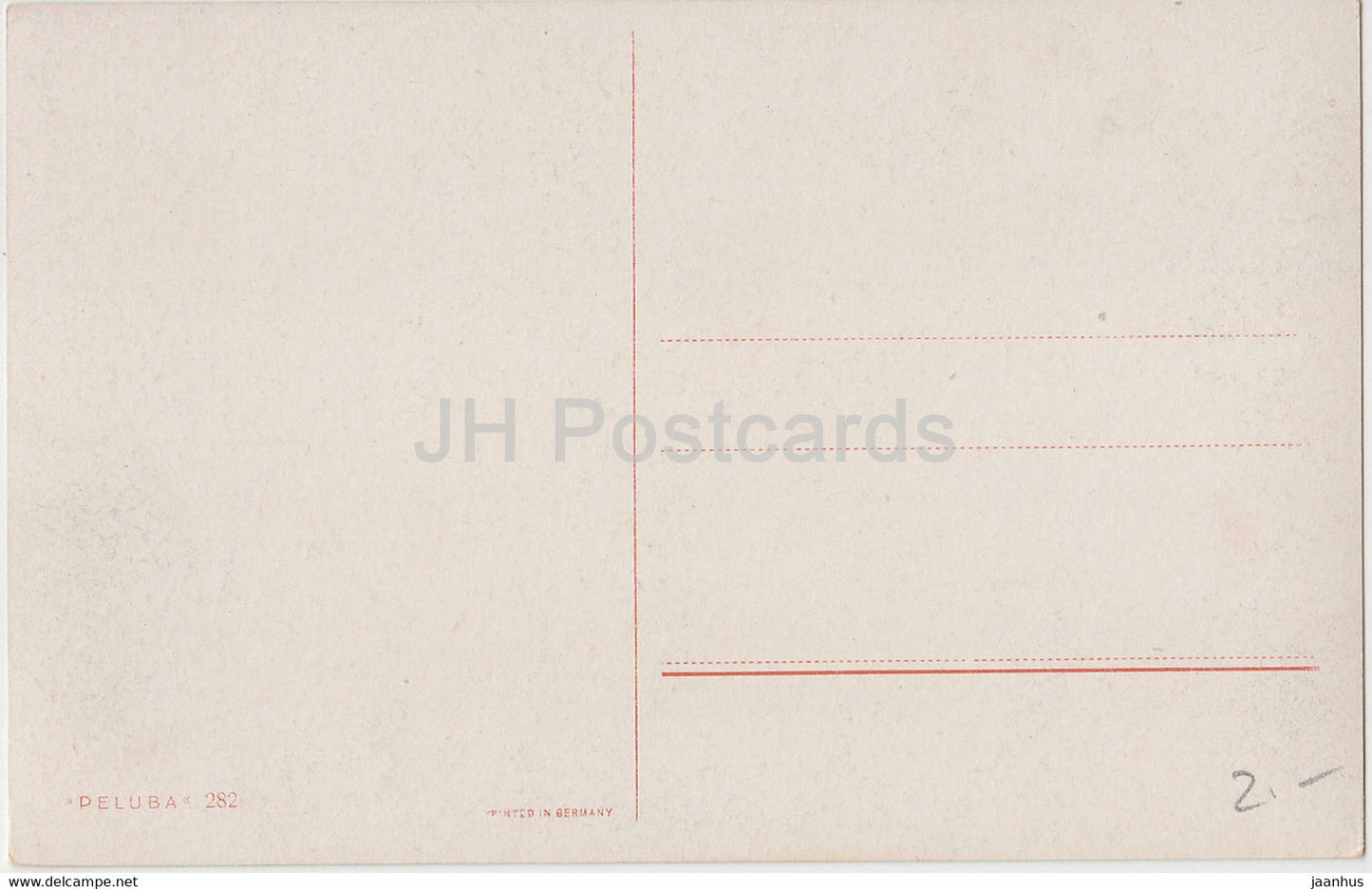 illustration de R. Alexander - nature - Peluba 282 - carte postale ancienne - Allemagne - inutilisée