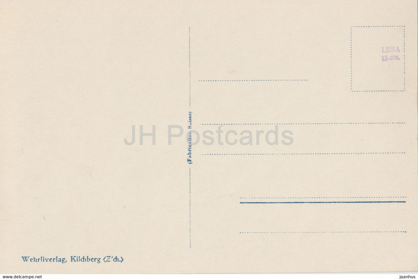 Gotthardbahn - Nordseite - Zug - Eisenbahn - alte Postkarte - Schweiz - unbenutzt