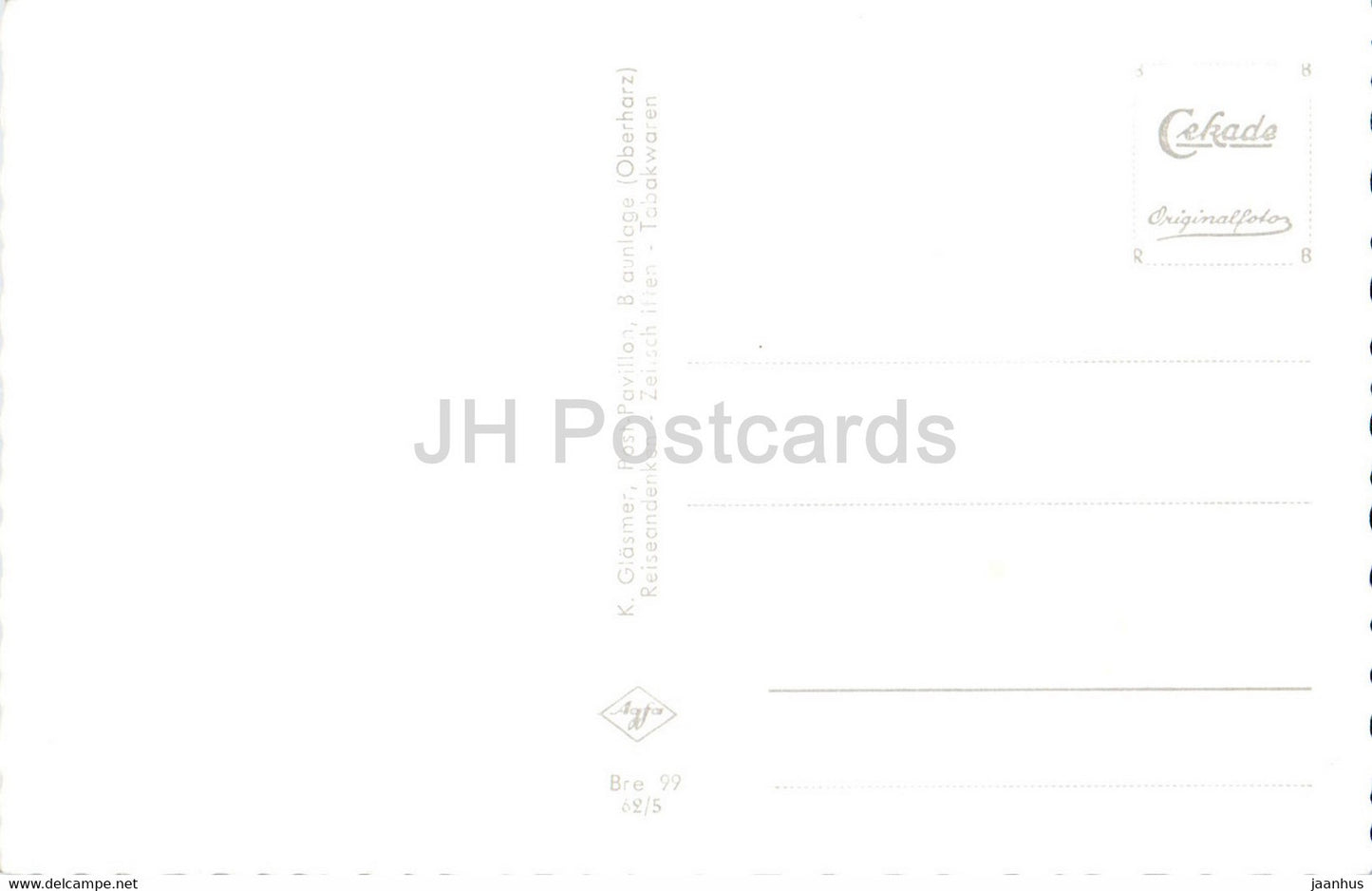 Wurmbergschanze Braunlage - Aussichtsturm - Tremplin de saut à ski - carte postale ancienne - Allemagne - inutilisé