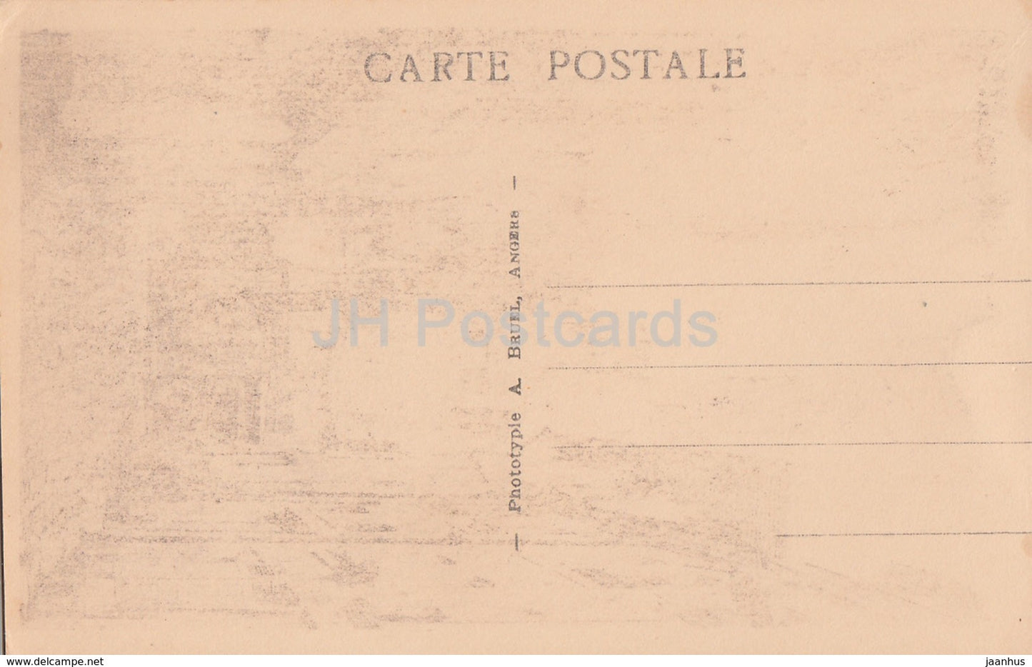 Chinon - Le Château - Porte d'entrée du Château - château - 13 - carte postale ancienne - France - inutilisée