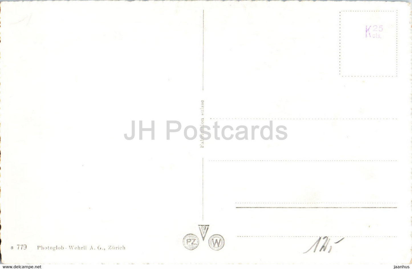 Goschenen mit Goschenenalptal und Dammastockgruppe - 779 - carte postale ancienne - Suisse - inutilisée