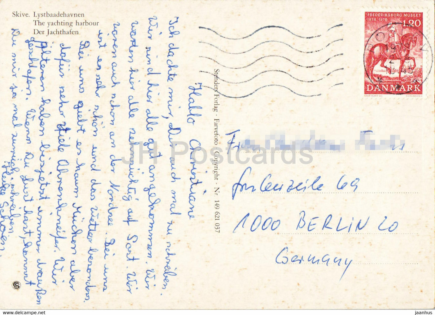 Skive - The Yachting Harbour - sailing boat - 1978 - Denmark - used