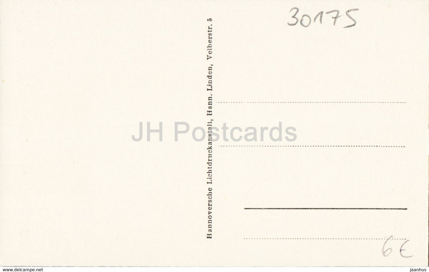 Hanovre - Herrenhausen - Sommertheater - carte postale ancienne - Allemagne - inutilisée