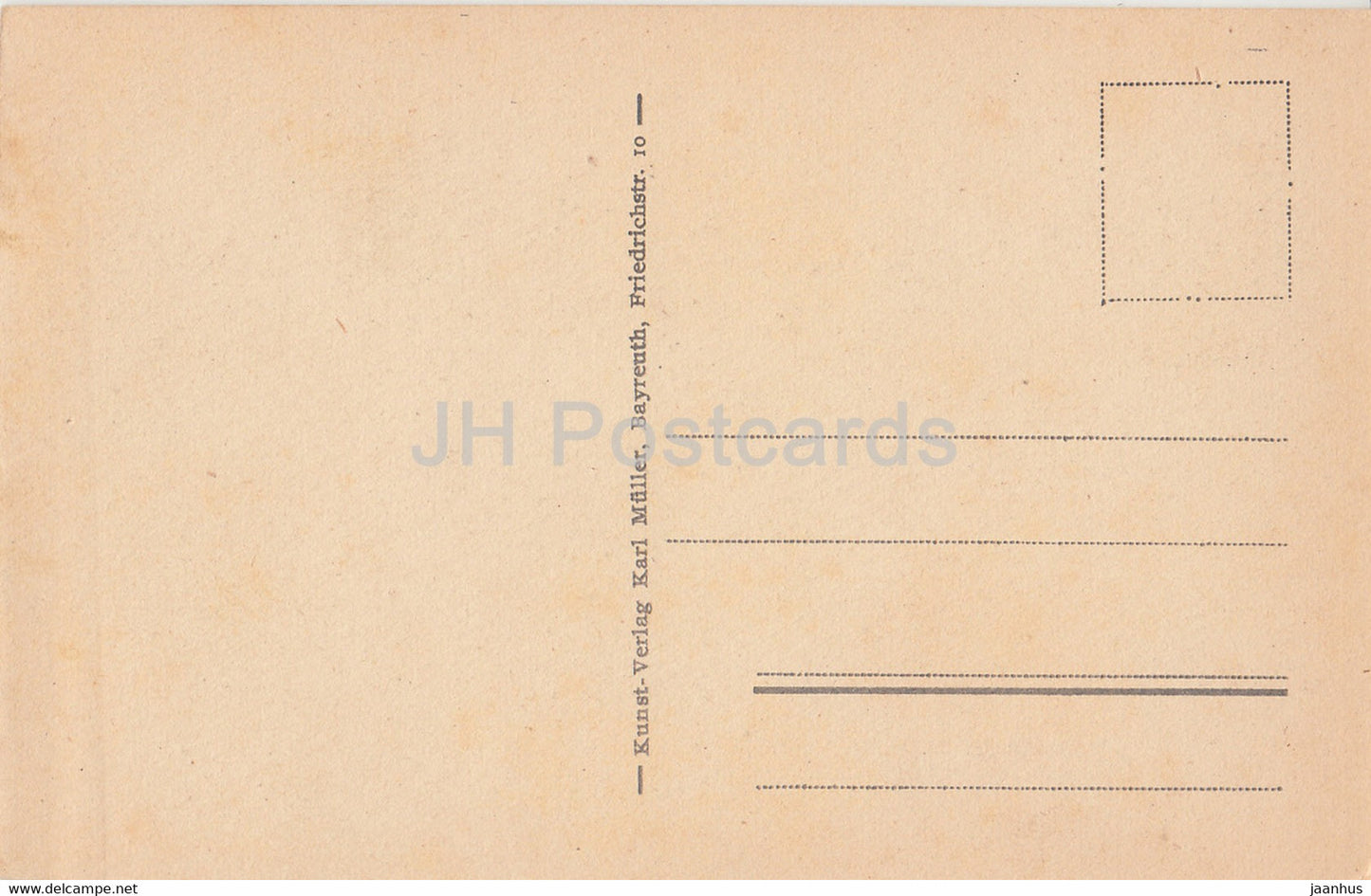 Bayreuth - Opernhaus - opera theatre - old postcard - Germany - unused