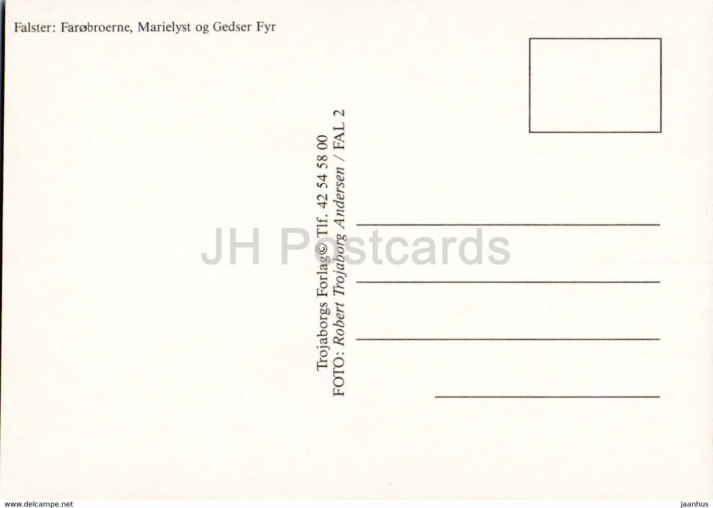 Falster - Farobroerne - Brücke - Strand - Leuchtturm - Multiview - Dänemark - unbenutzt