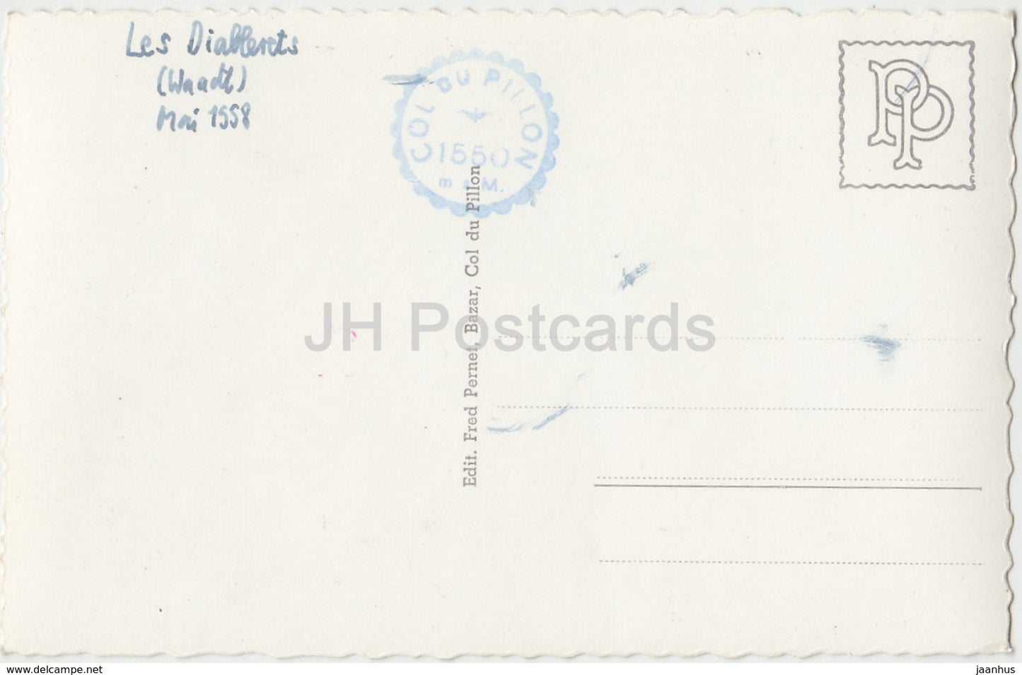 Les Diablerets - Le Sentier de la Cabane - 1113 - Suisse - 1958 - occasion