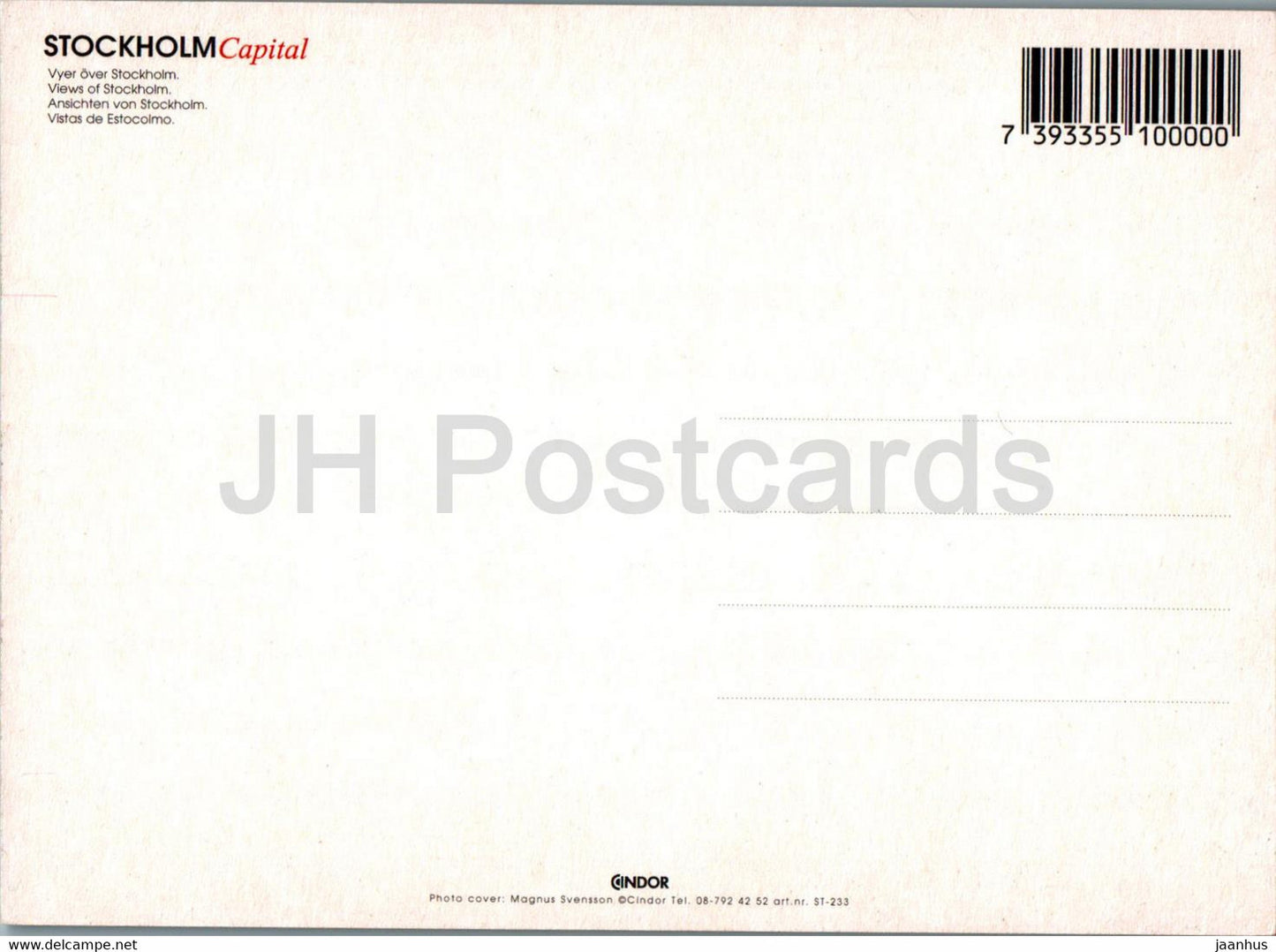 Stockholm Capital - multiview - Sweden - unused