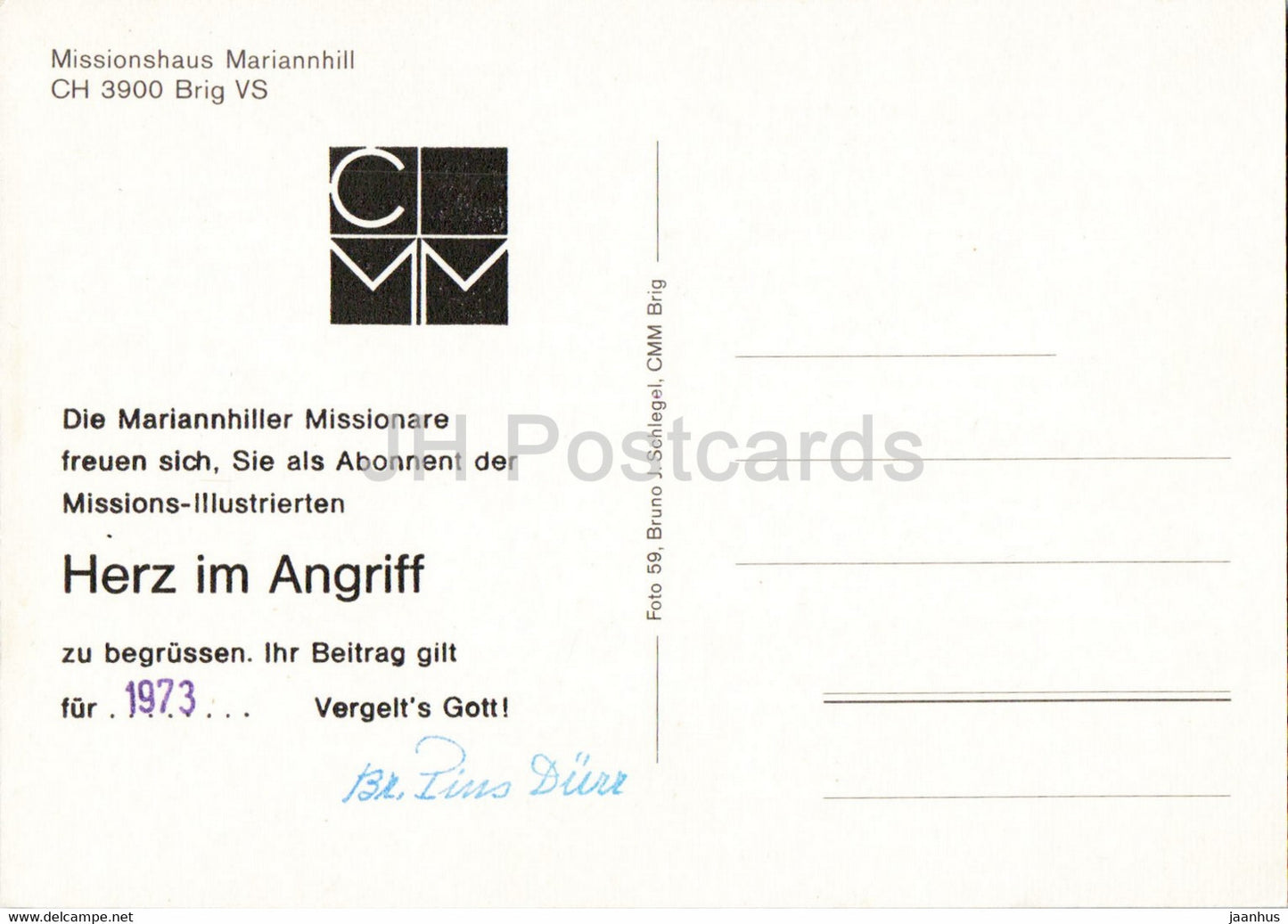 Missionshaus Mariannhill - Brigue - Suisse - inutilisé